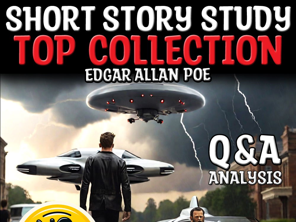 Edgar Allan Poe Essential Bundle | 8 Stories | No-Prep ELA Sub Plan