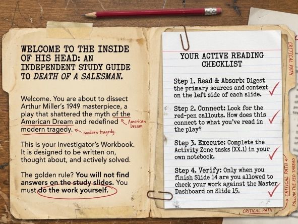 Death of a Salesman Study Guide | Arthur Miller Self-Paced Slide Deck |