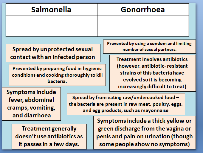 Bacteria - Structure and the spread of specific bacteria