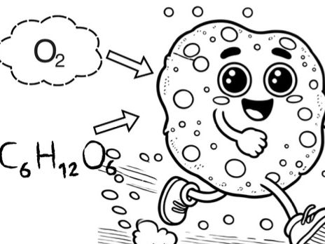 Aerobic Respiration Revision GCSE Colouring Page.