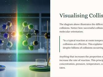 AS Level Chemistry - Unit 8.1 Rate of reaction