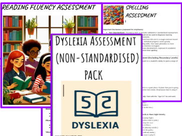 Dyslexia Screening - Non Standardised Test Pack (Secondary Age)