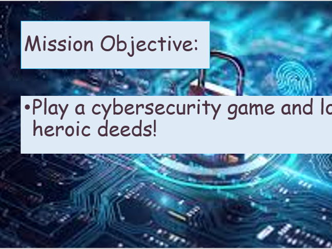 Cyber Defenders – KS3 Computing Cover Lesson | Cybersecurity Game-Based Activity