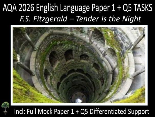 One AQA 2026 GCSE English Language Paper 1 Mock | Q5 Tasks-(Fit)