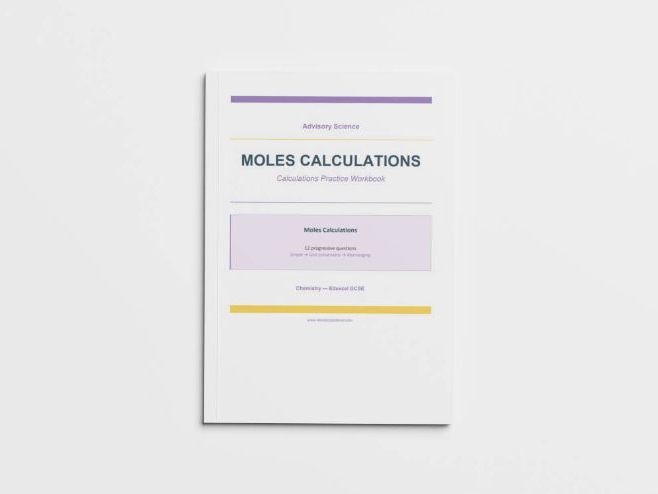 Moles Calculations - Edexcel GCSE Chemistry Calculation Practice Book