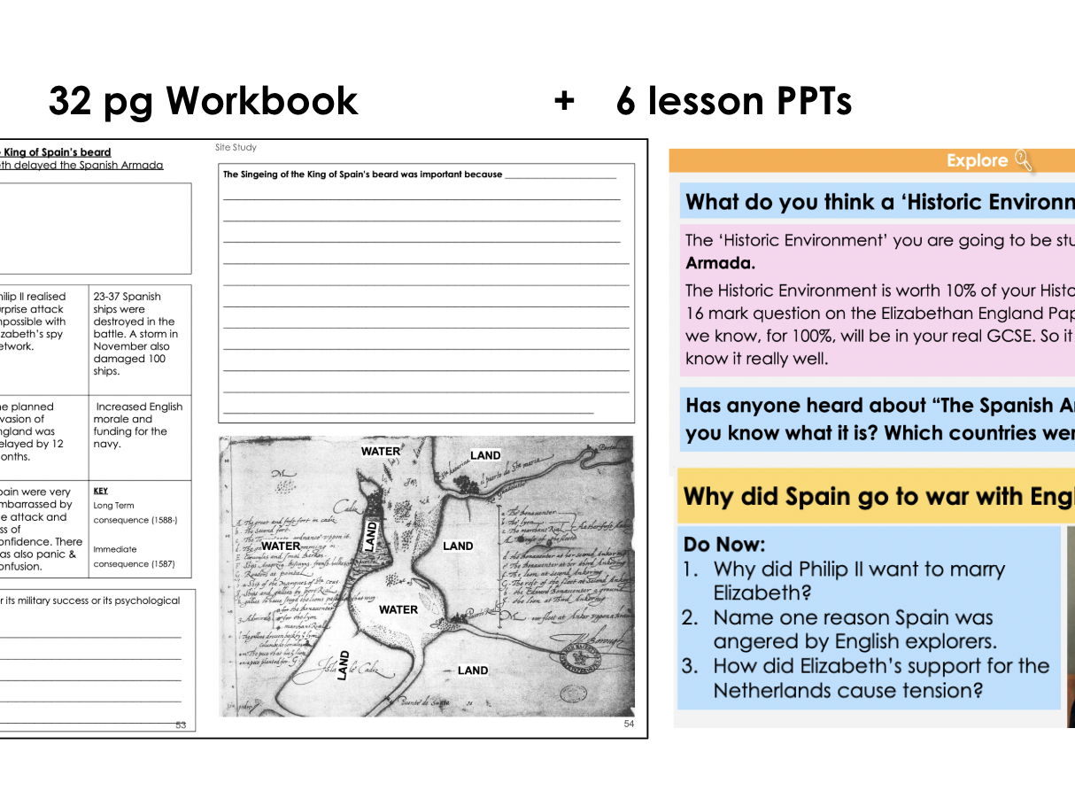 AQA GCSE Elizabethan England 2026: Spanish Armada Mega Bundle