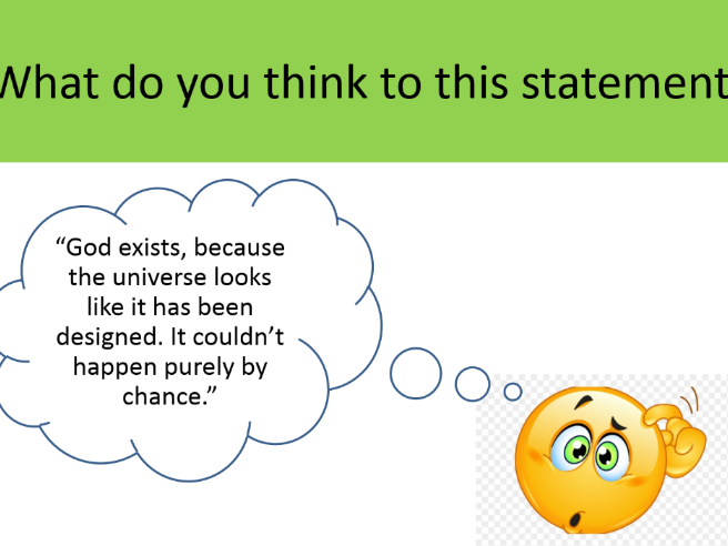 KS3 lessons on "Does a God exist?"