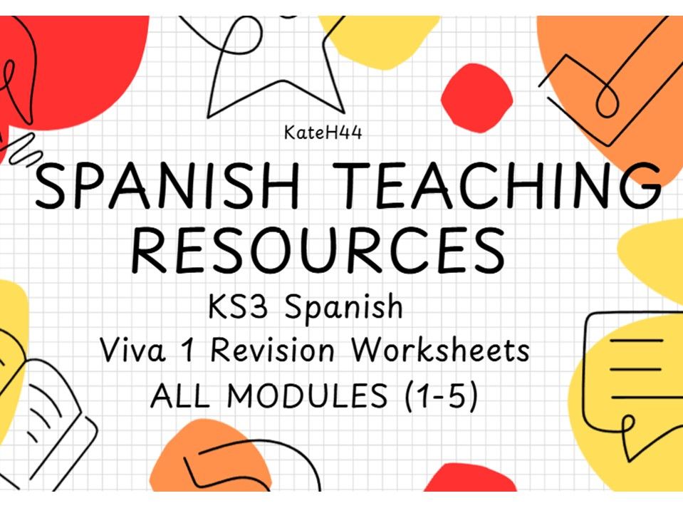 Viva 1 Revision Worksheets  / Knowledge Organisers (ALL MODULES 1-5)