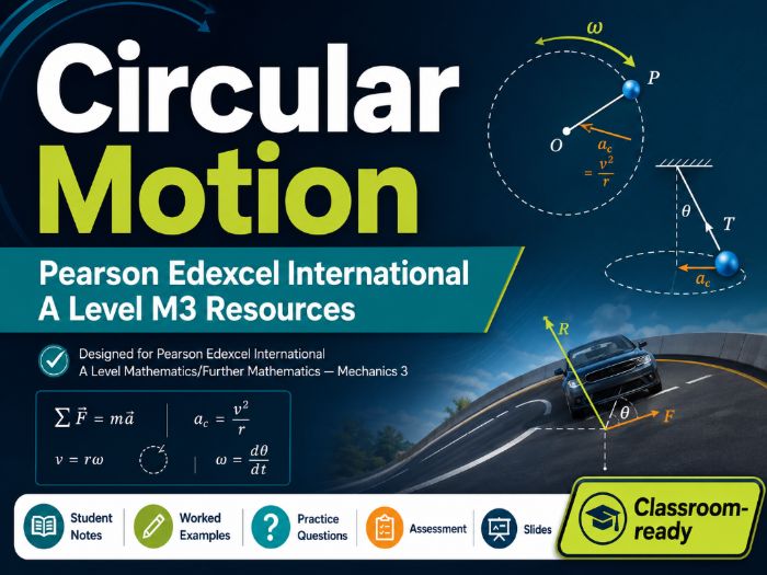04 - Circular Motion Teacher Pack - Edexcel International A-Level Maths Mechanics 3 (M3)