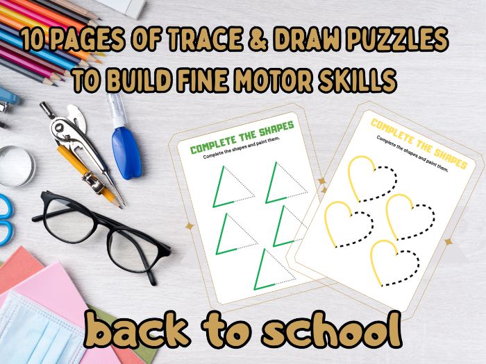 Finish the Shape! A Fun Pre-Writing & Drawing Workbook