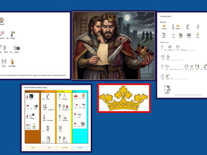 Macbeth SEND & Low Attainer Bundle: Colourful Semantics & Widgit Letter Writing Adapted Pack