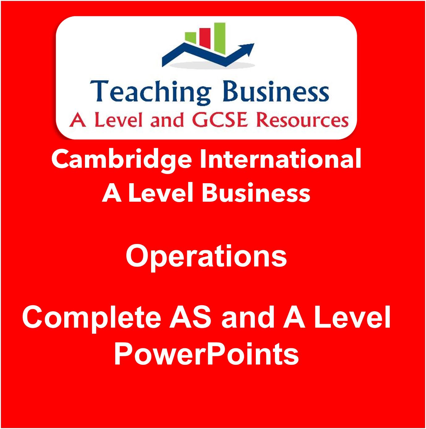 CAIE Business - Operations (Complete PowerPoint Collection)