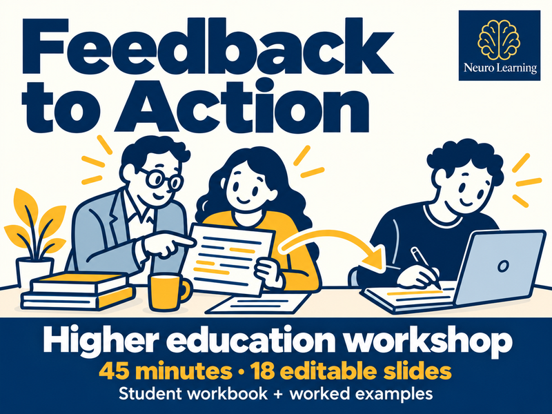 From Feedback to Action | Higher Education Workshop and Student Toolkit