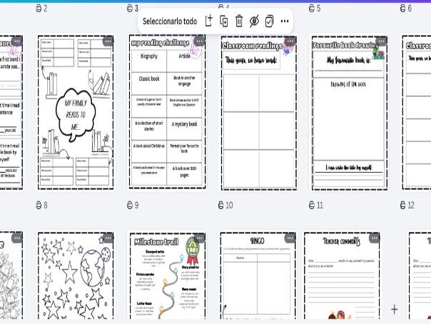 Reading journey portfolio – A lifelong reading record