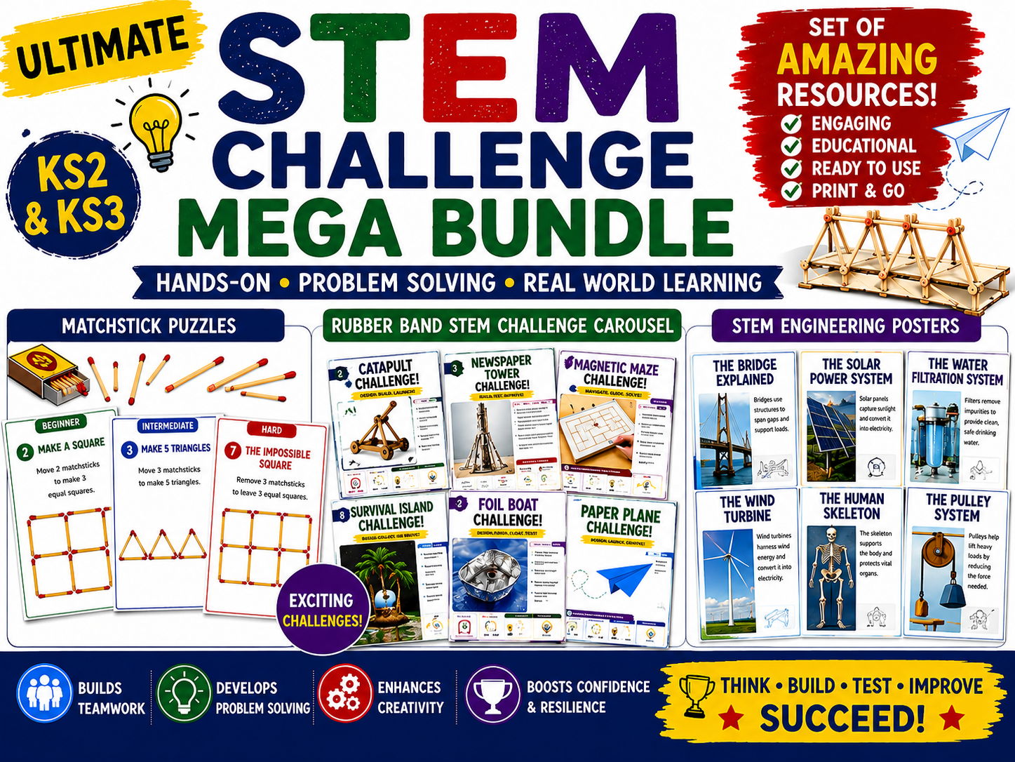 Ultimate KS2 & KS3 STEM Challenge Mega Bundle