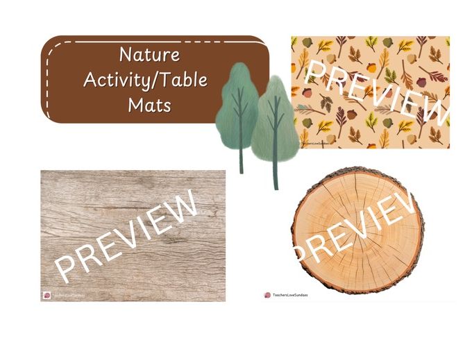 Nature Activity/Table Mats