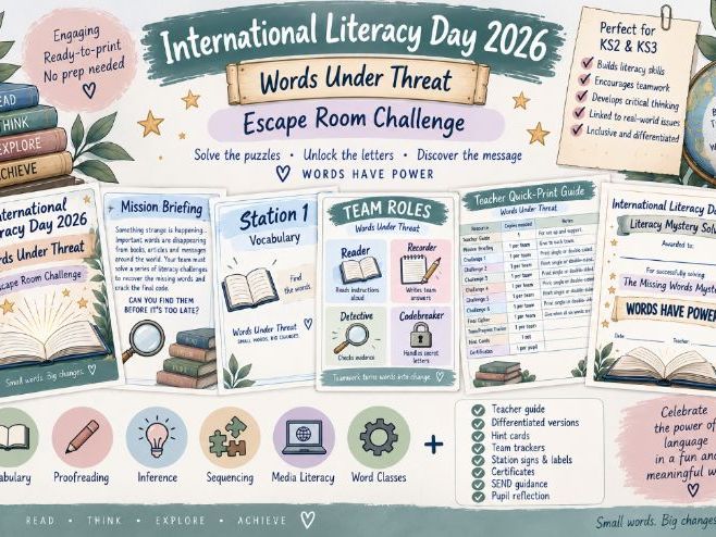 The Missing Words | International Literacy Day 2026 Escape Room