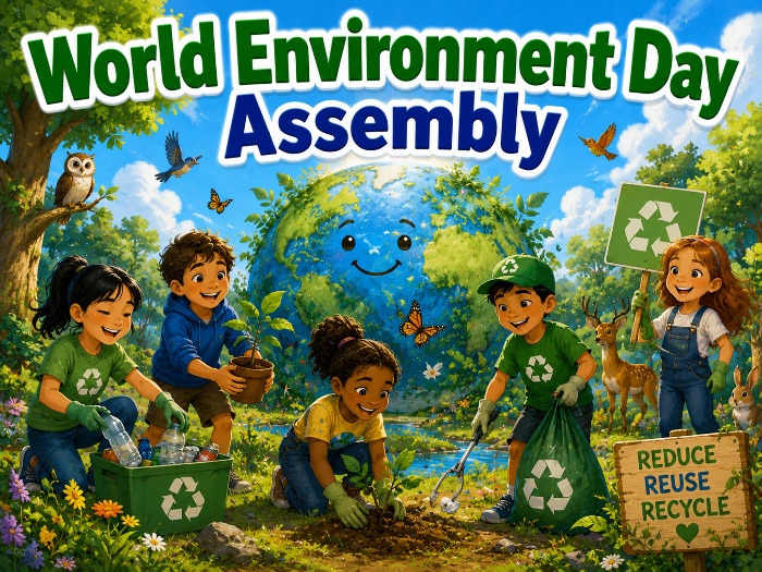 World Environment Day Assembly — KS2 | Script + PowerPoint