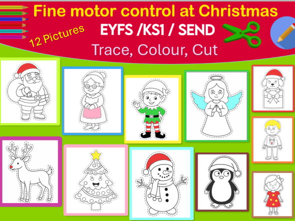 Fine Motor Control at Christmas Time