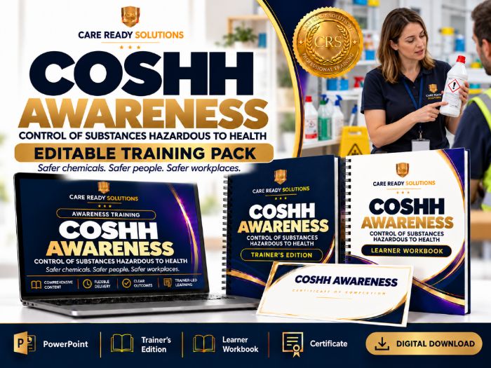 COSHH Awareness: Editable Training Pack