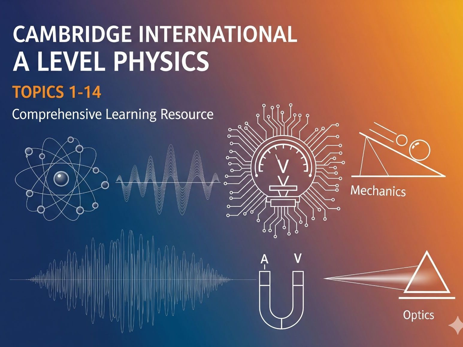 Cambridge International A Level Physics – Complete Topics 1–14