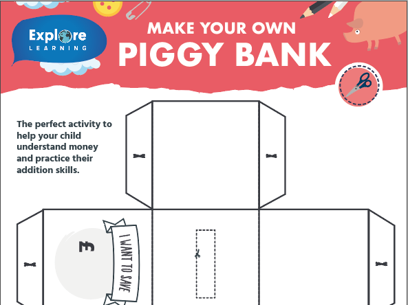 Free_Make your own piggy bank_Activity sheet