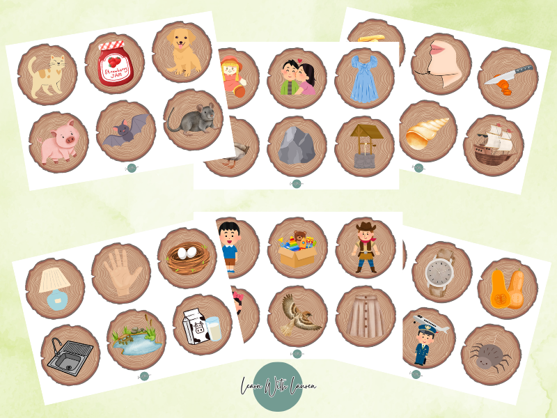 Phonics Log Slice Bundle