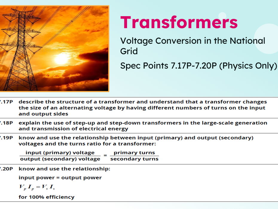 IGCSE Physics: Transformers | Magnetism & Electromagnetism | Edexcel Modular | Unit 7 | L8