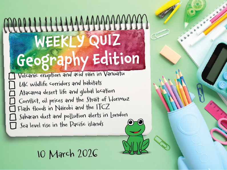 Weekly Quiz Geography Edition - 10th March 2026