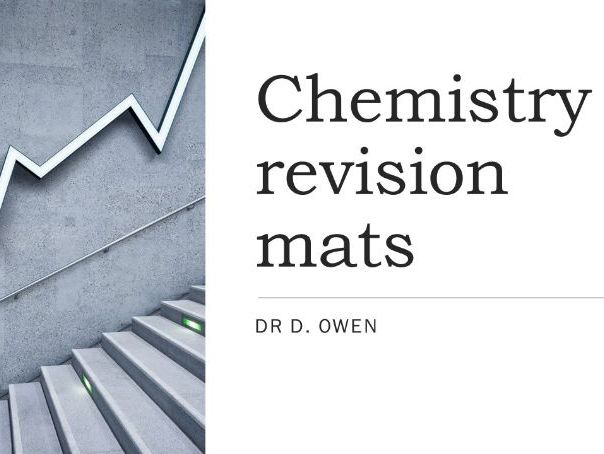 AQA Combined Science Chemistry revision mats Bundle
