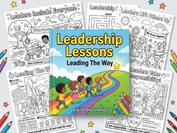 Leadership Lessons & Managing Frustration Coloring Activities for Grades 1–3 | Social Emotional Lear