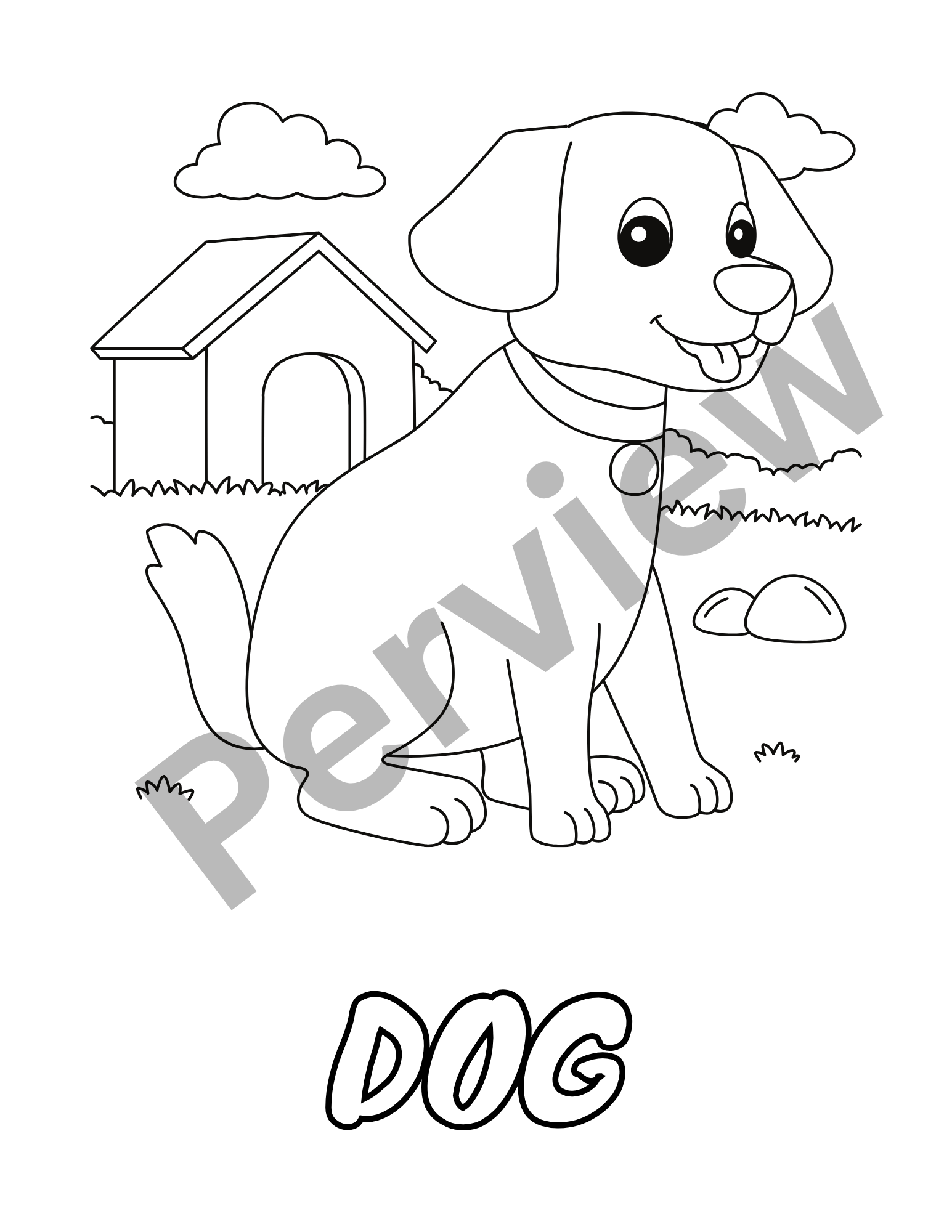 Animal Coloring Book for Kids | Printable Worksheets for Early Years ...
