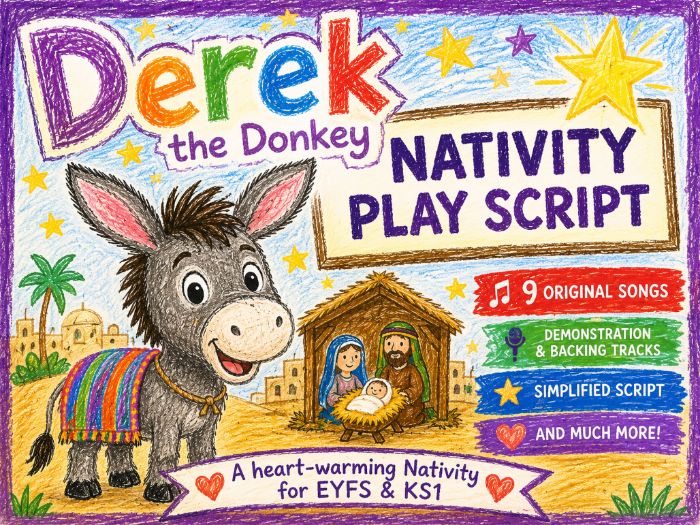 Derek the Donkey: EYFS & KS1 Nativity Songs