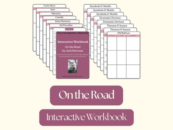 On the Road – Interactive Workbook: Key Quotes, Themes & Literary Devices