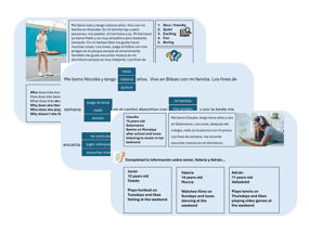 Hobbies & Timeframes (Spanish) – Teaching & Assessment Package