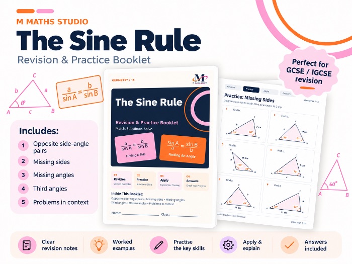 The Sine Rule | Revision Booklet