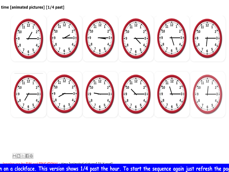 time [animated pictures] [1/4 past]