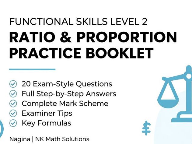 FS L2 Maths: Ratio & Proportion Practice Pack