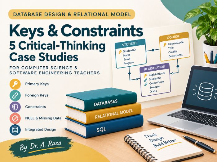 Relational Model, Keys & Constraints: 5 Critical-Thinking Case Studies