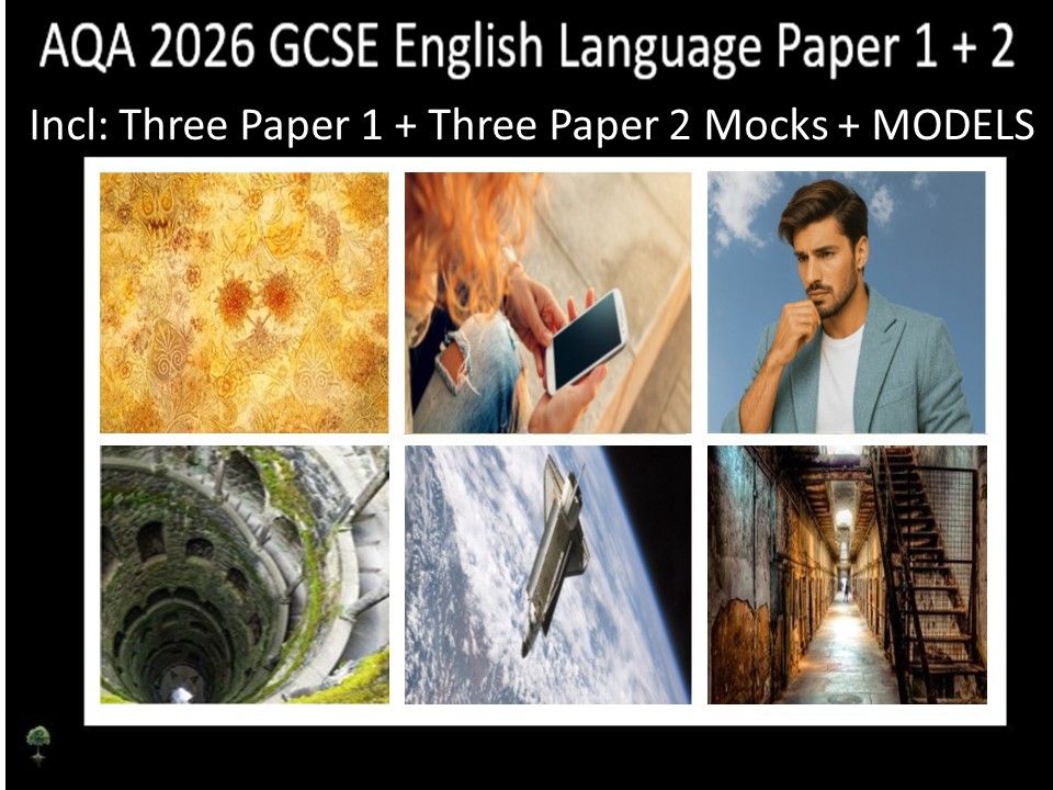 Six AQA 2026 GCSE English Language Paper 1 & 2 Mocks | Models