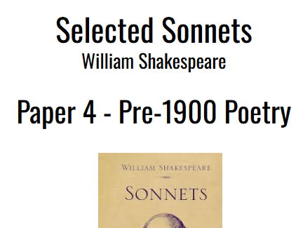 Selected Shakespeare's Sonnets