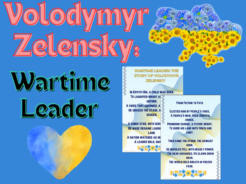 Wartime Leader: The Story of Volodymyr Zelensky for Little Leaders