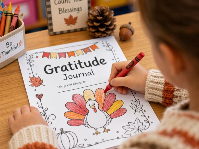 Autumn Wellbeing Gratitude Journal