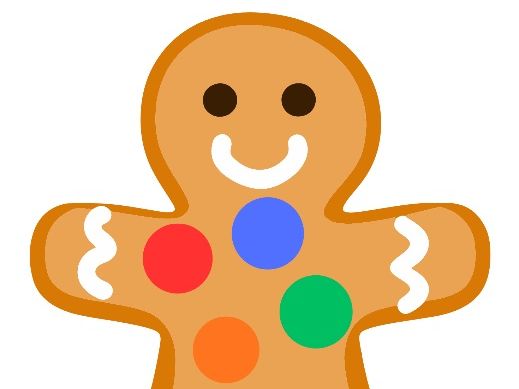 Fine Motor Colour Spot Match – Gingerbread Man Activity