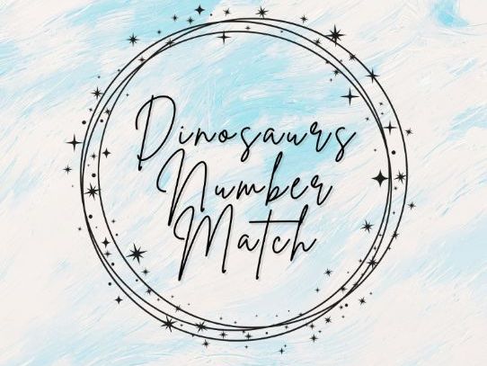 Dinosaurs - Number Match