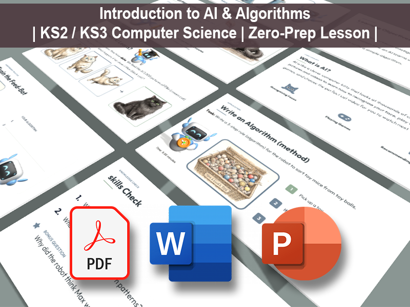 AI & Algorithms KS2 / KS3 Introduction