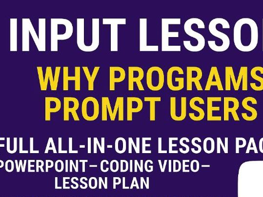 GCSE & KS3 Python Beginners Lesson: Master Input & Output NOW!