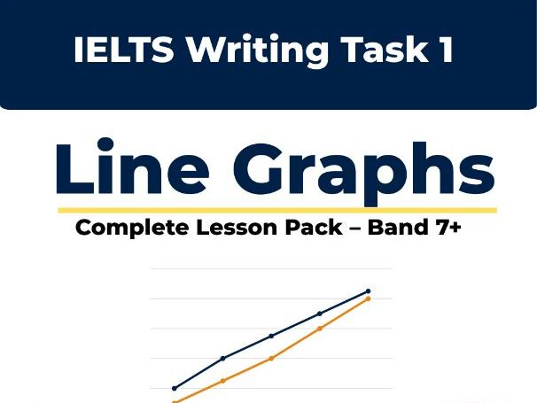 IELTS Writing Task 1 Line Graphs – Complete Lesson Pack (Band 7+)