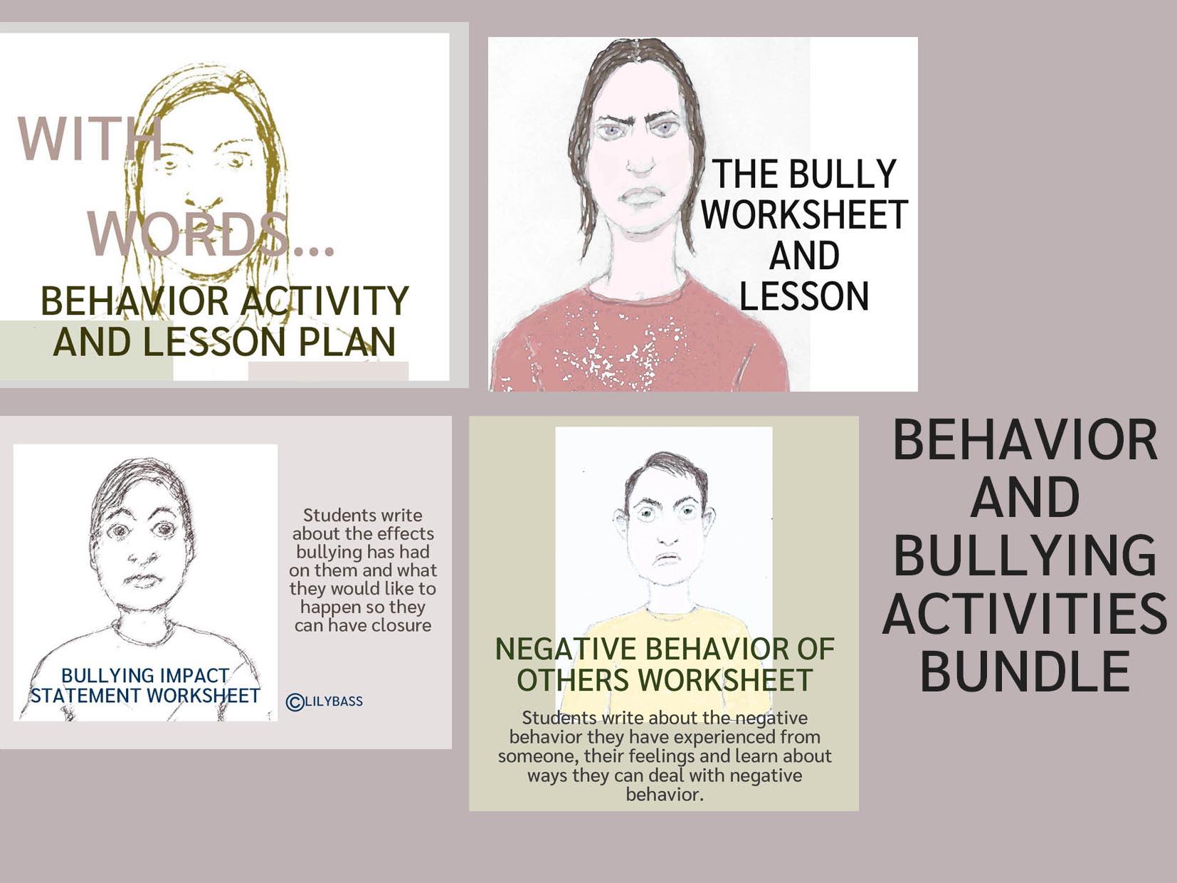 Behavior and Bullying Activities Bundle (US)