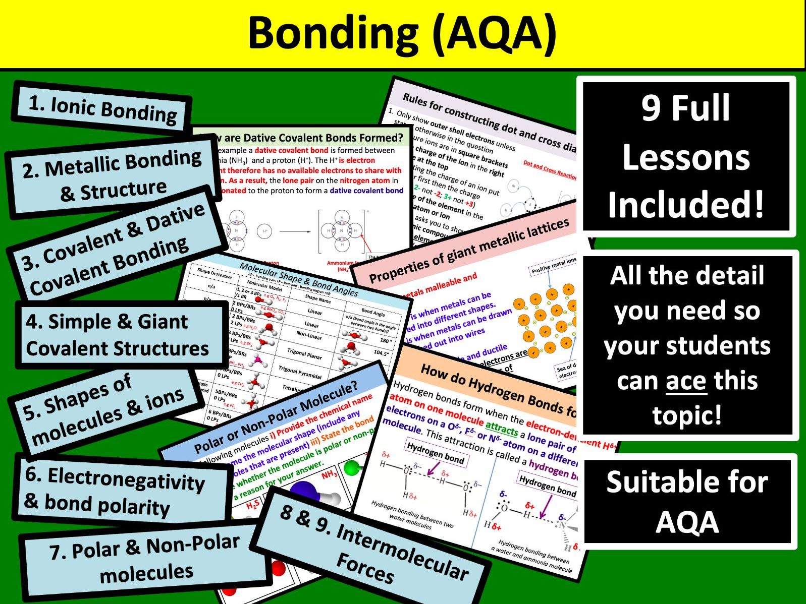 Bonding (AQA)